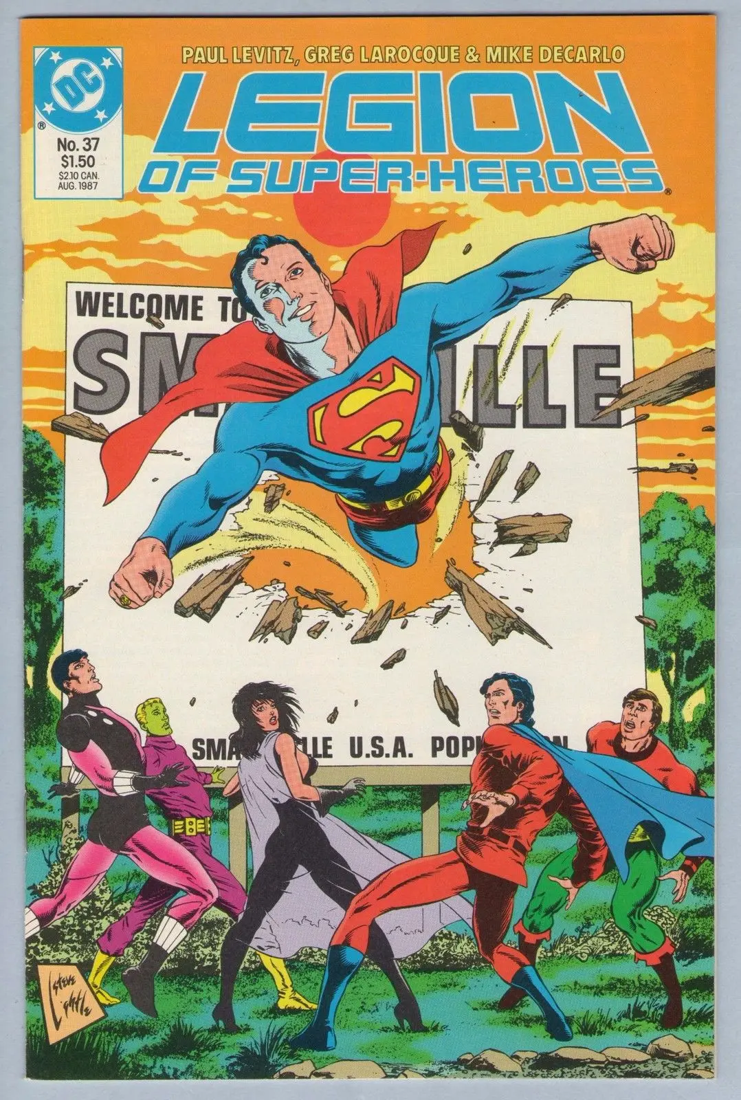 Legion Of Super-Heroes 37 (Aug 1987) Nm- (9.2) 1