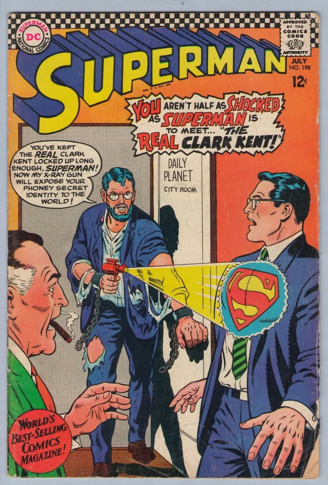 Superman 198 (Jul 1967) Vg (4.0) 1