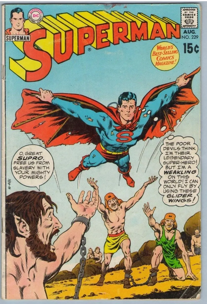 Superman 229 (Aug 1970) Vg- (3.5) 1