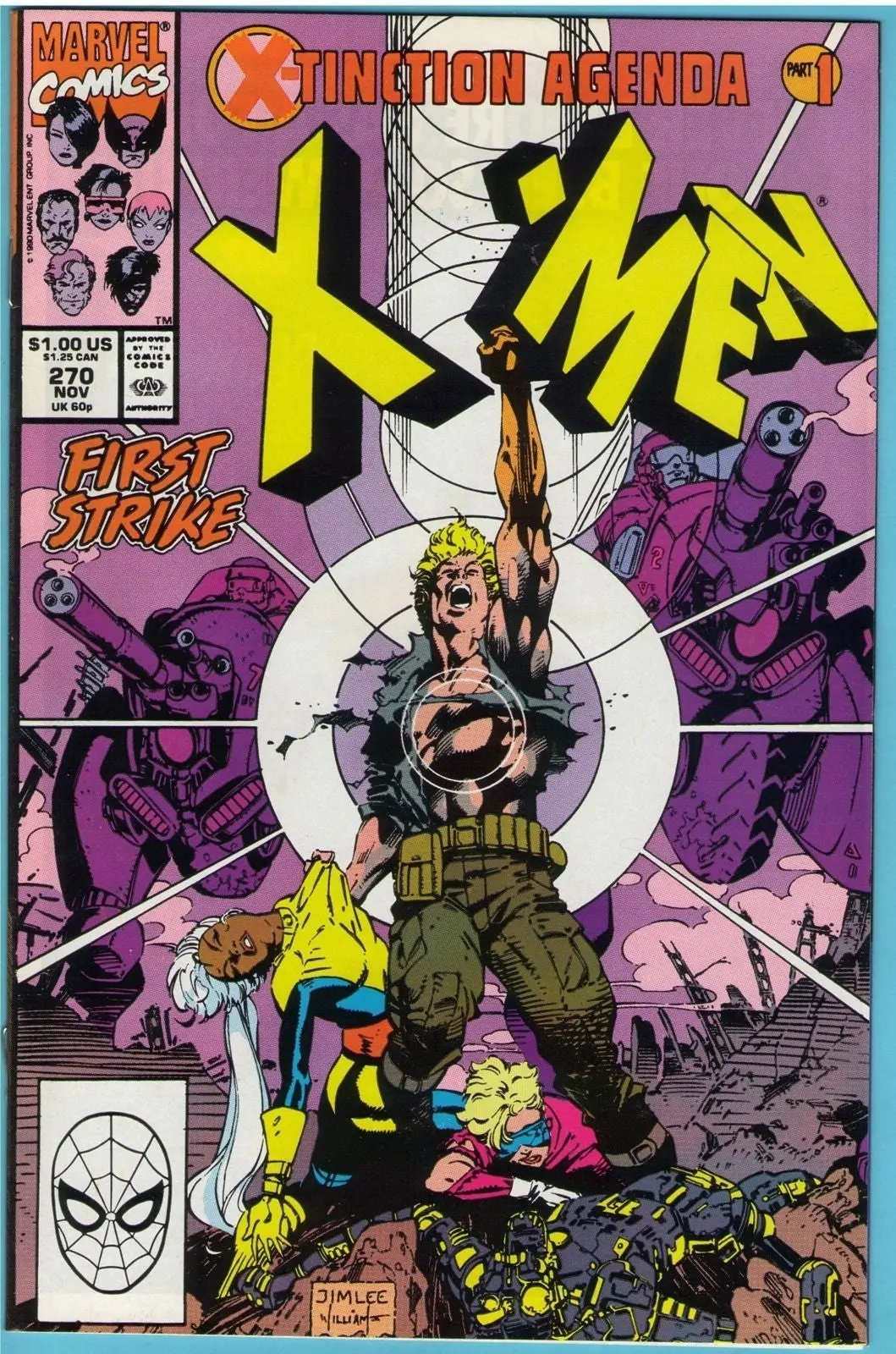 Uncanny X-Men 270 (Nov 1990) Nm- (9.2) 1