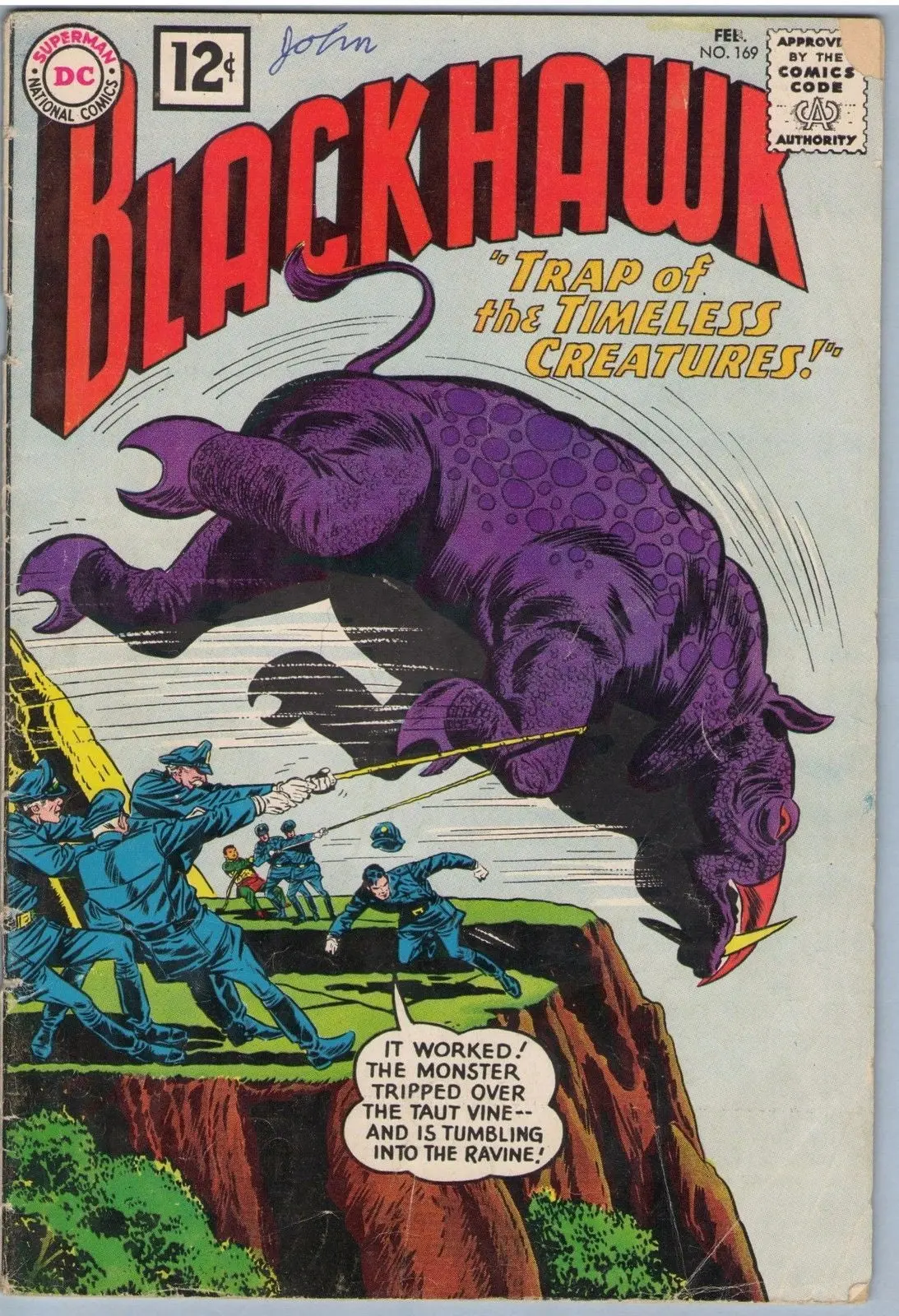 Blackhawk 169 (Feb 1962) Vg- (3.5) 1