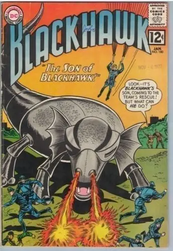 Blackhawk 180 (Jan 1963) Vg (4.0) 1