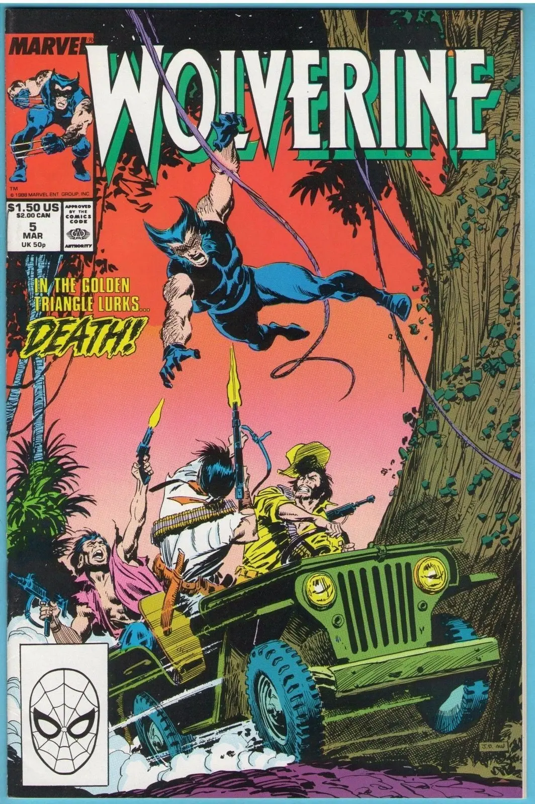 Wolverine 5 (Mar 1989) Nm- (9.2) 1