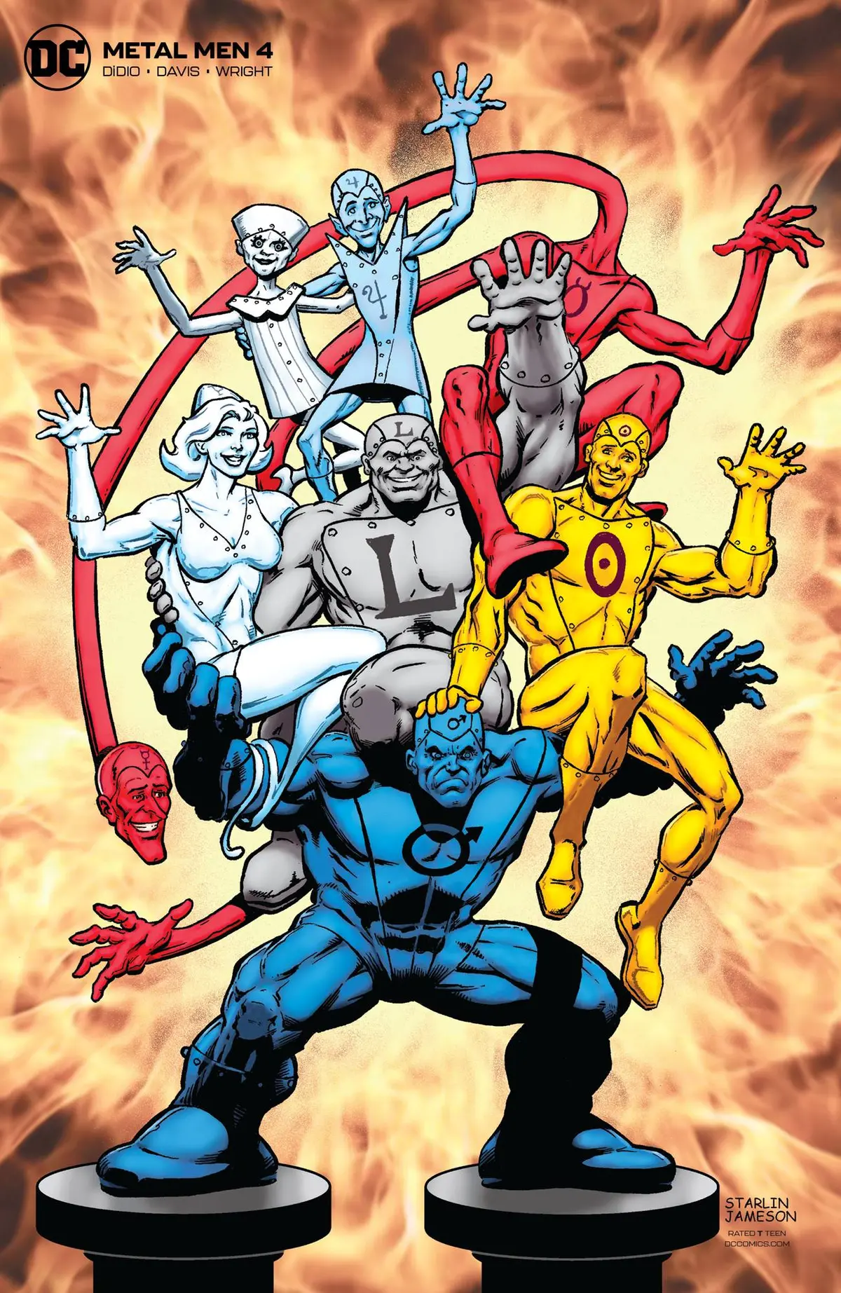 Metal Men #4 (Of 12) Jim Starlin Var Ed 1