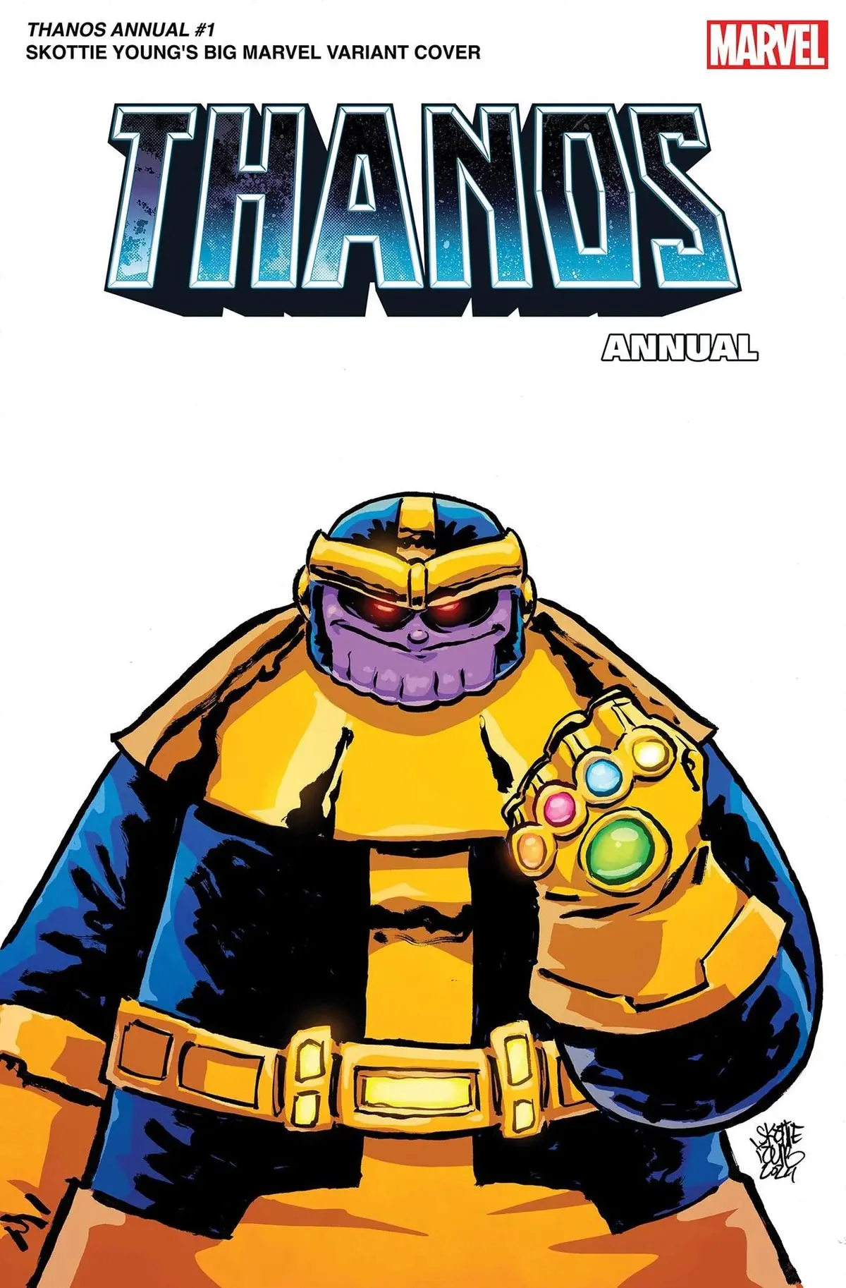 Thanos Annual #1 Skottie Young Big Marvel Var 1