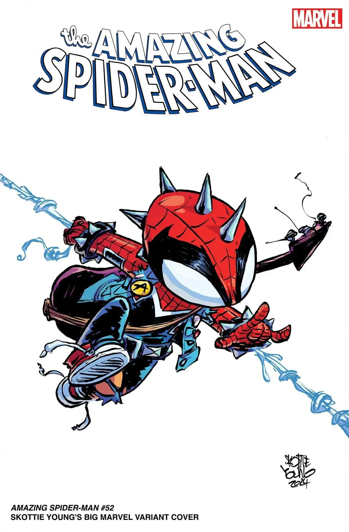 Amazing Spider-Man #52 Skottie Young Big Marvel Var 1