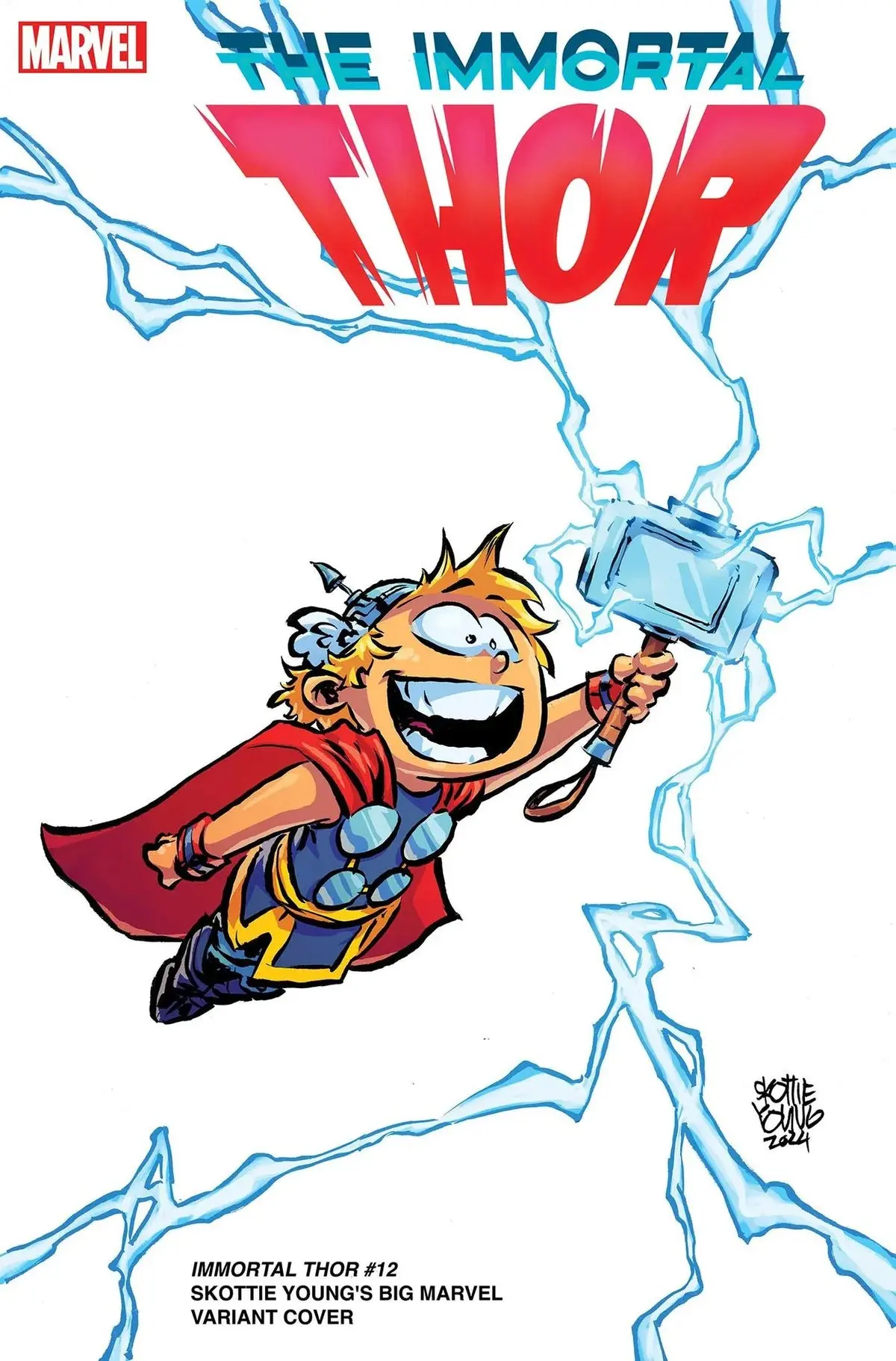 Immortal Thor #12 Skottie Young Big Marvel Var 1