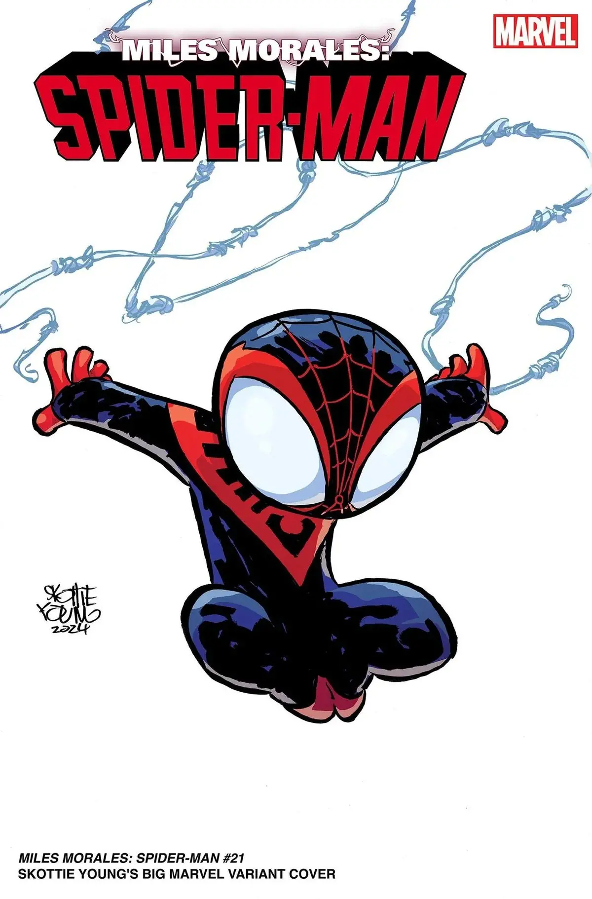 Miles Morales Spider-Man #21 Young Big Marvel Var 1