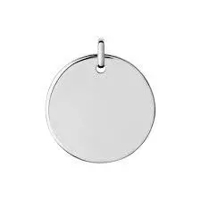 Sterling Silver 1/2" Disc Charm 1