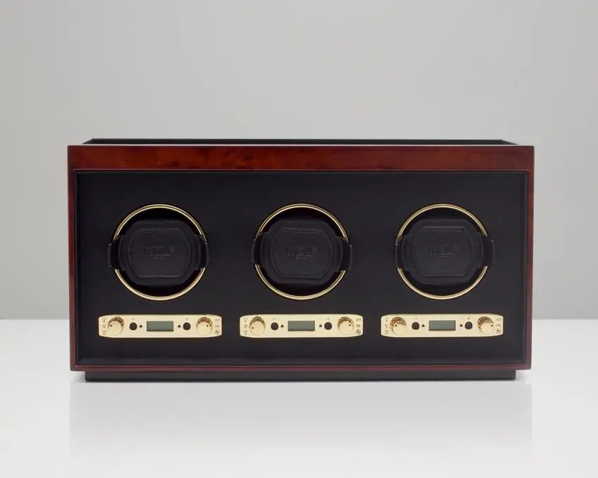 Meridian Triple Winder Burlwood 1