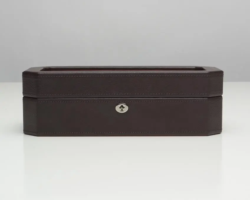 Windsor 5 Piece Watch Box Brown/Orange 1