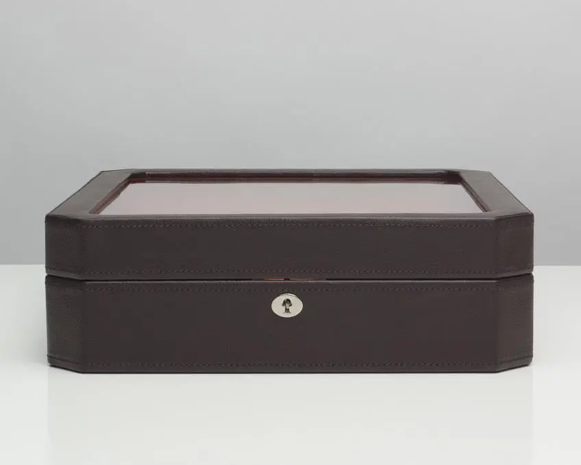 Windsor 15 Piece Watch Box Brown/Orange 1
