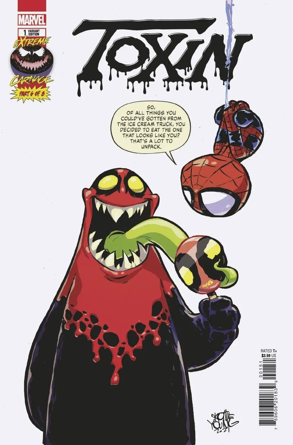 Extreme Carnage Toxin #1 Young Var 1