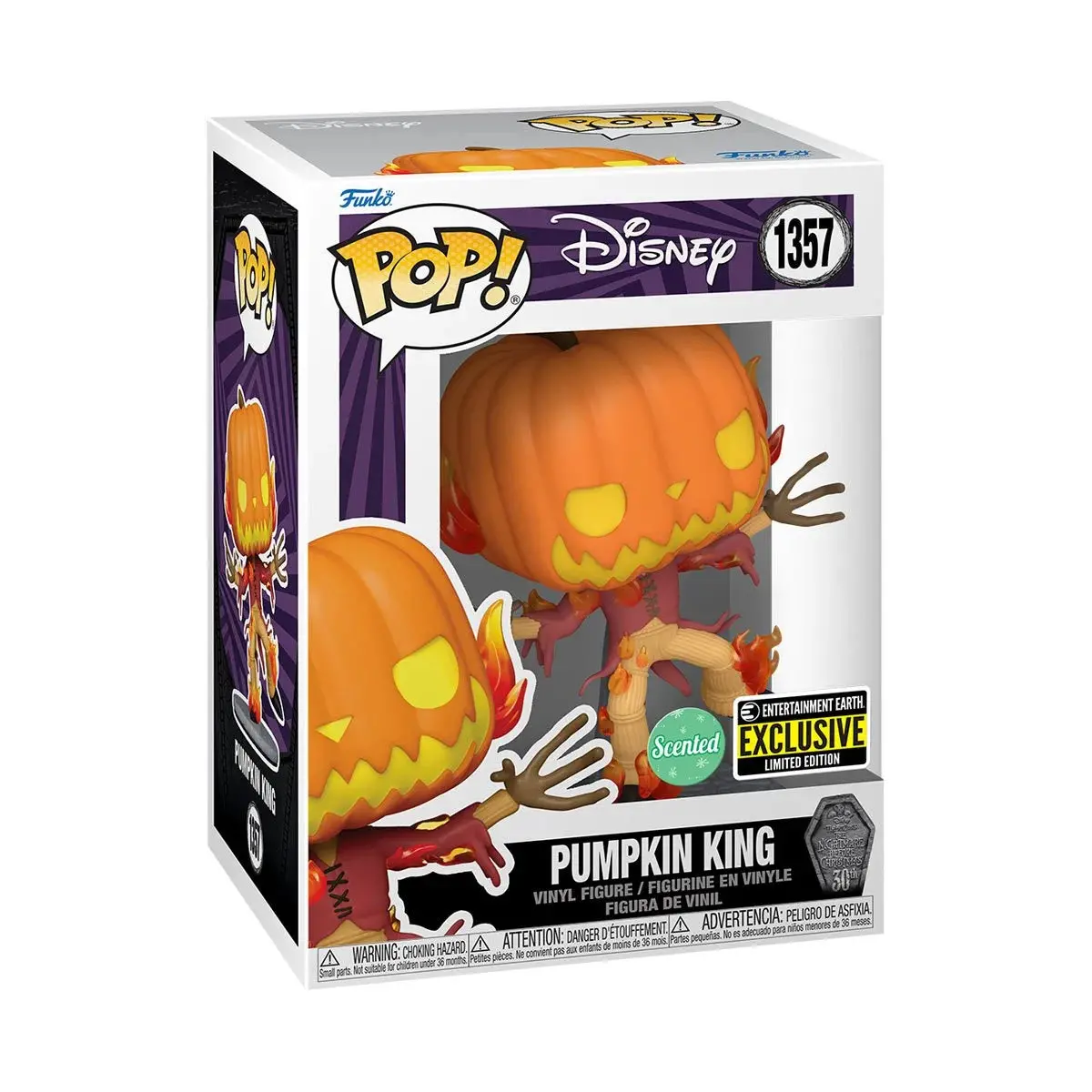 Funko Pop! The Nightmare Before Christmas 30Th Anniversary - Scented Pumpkin King 1