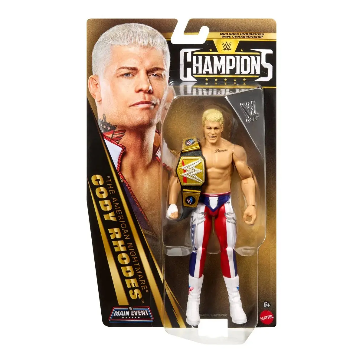 Wwe - Champions 2026 Wave 1 - Cody Rhodes With World Heavyweight Championship Title (Preorder Item February 2026) 1