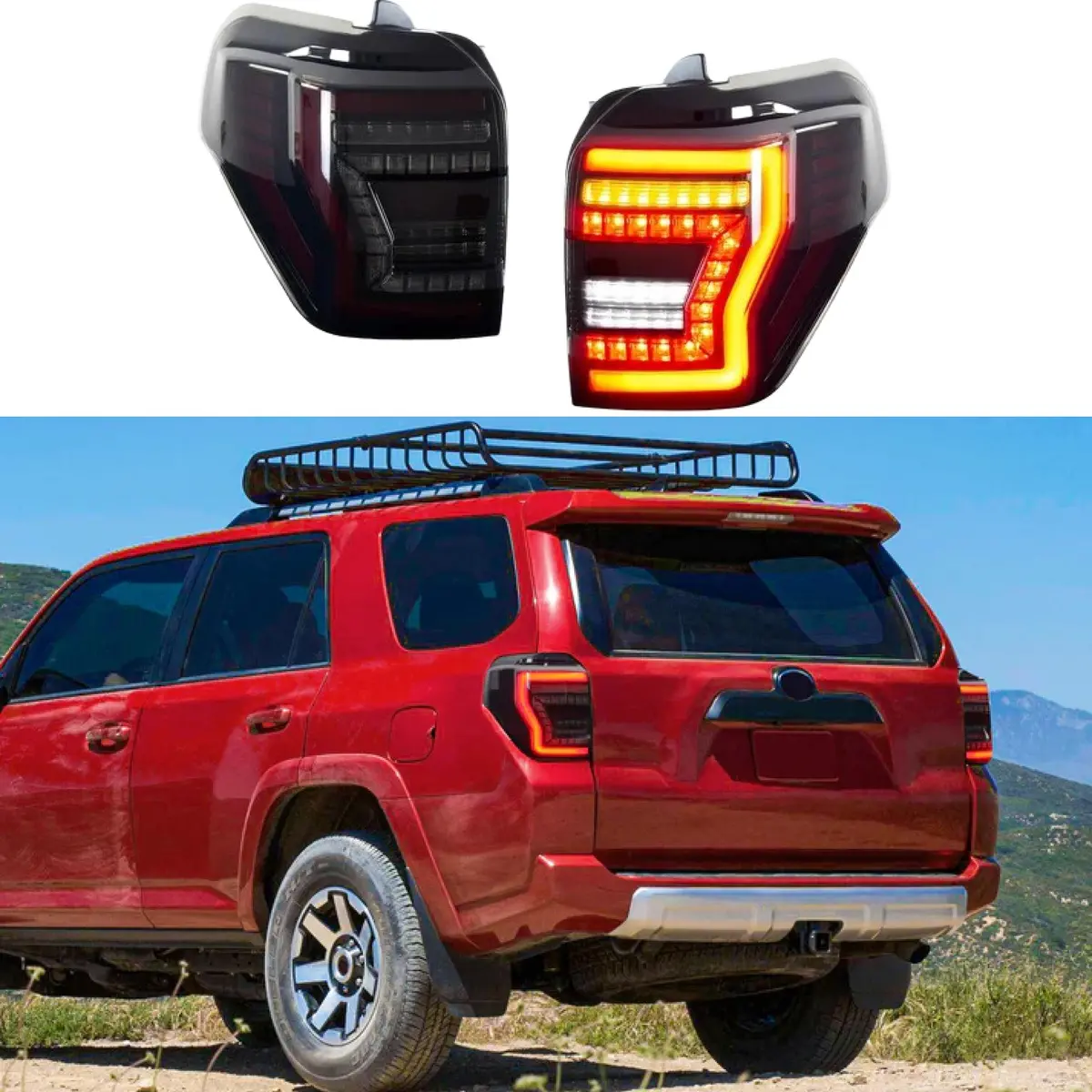Fits Toyota 4Runner 2014-2024 Full Led Tail Lights Sequential Assembly 1