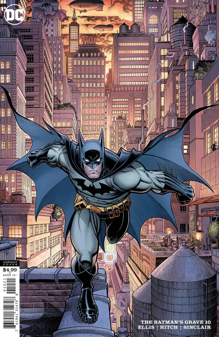 Batmans Grave #10 (Of 12) Card Stock A Adams Var Ed 1