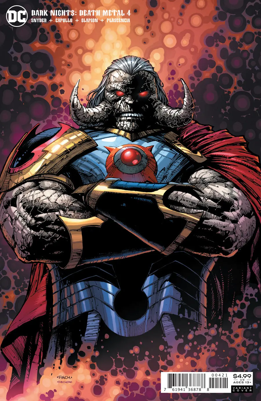 Dark Nights Death Metal #4 (Of 7) Cvr B David Finch Darkseid Var 1
