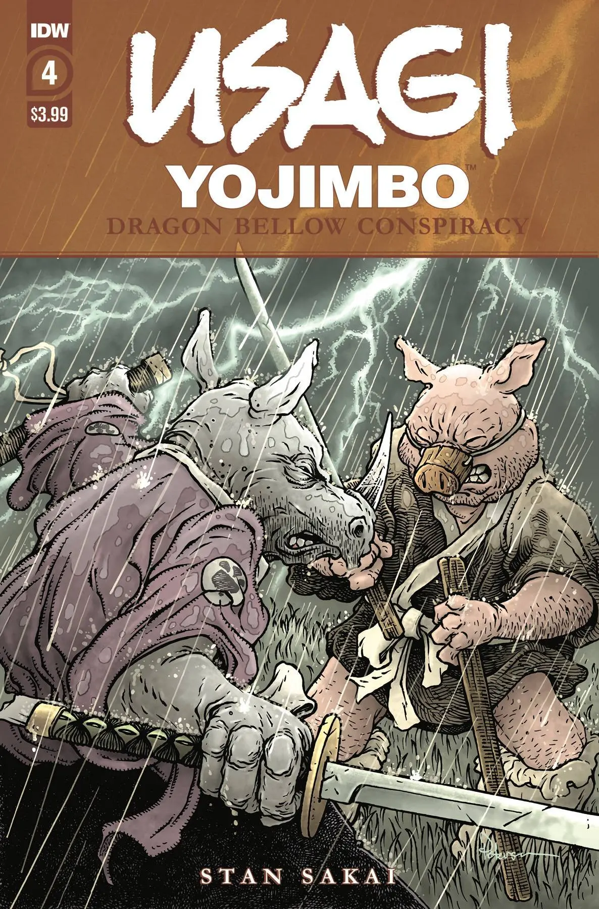 Usagi Yojimbo Dragon Bellow Conspiracy #4 (Of 6) 1