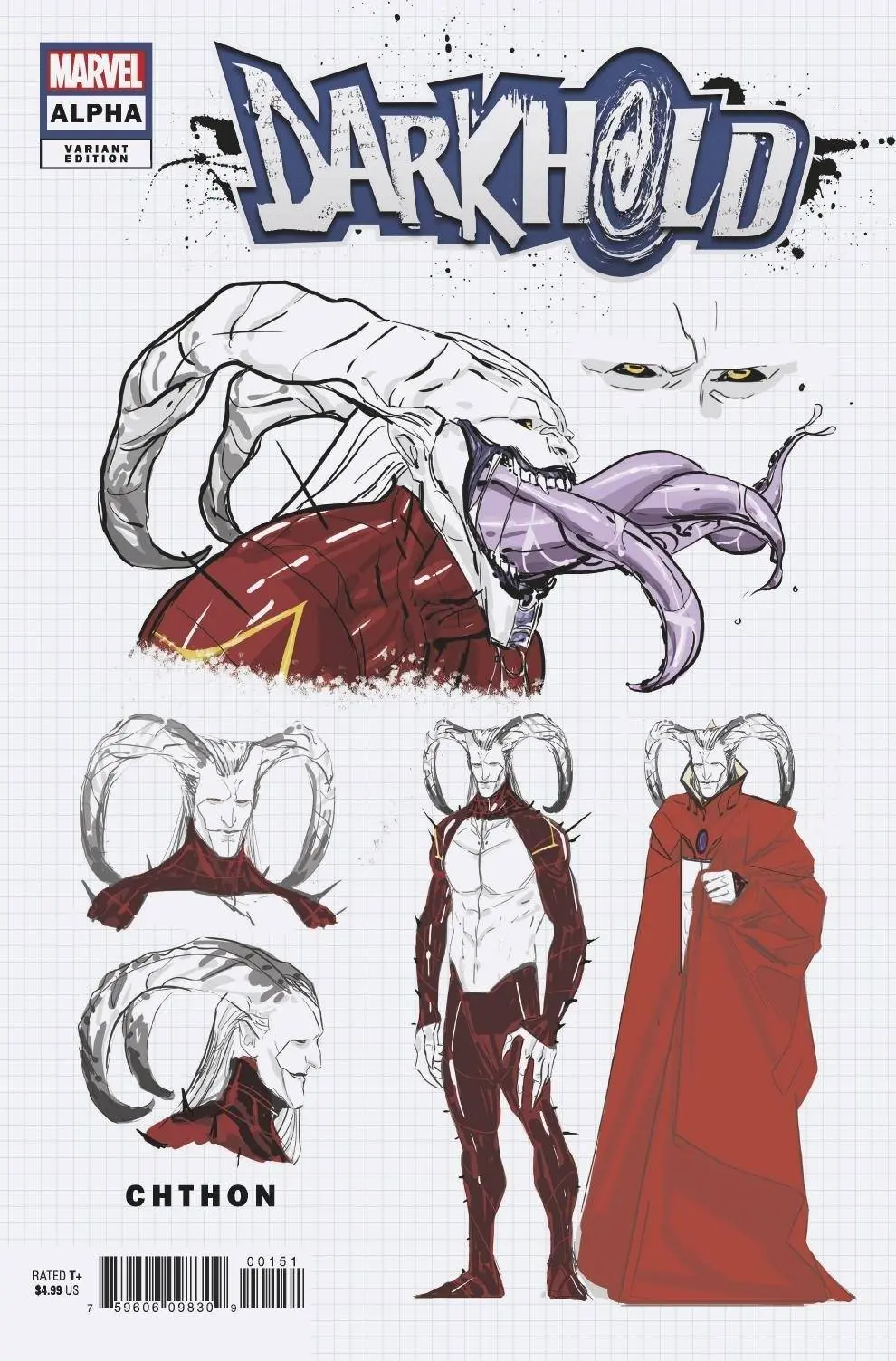 Darkhold Alpha #1 Tormey Design Var 1