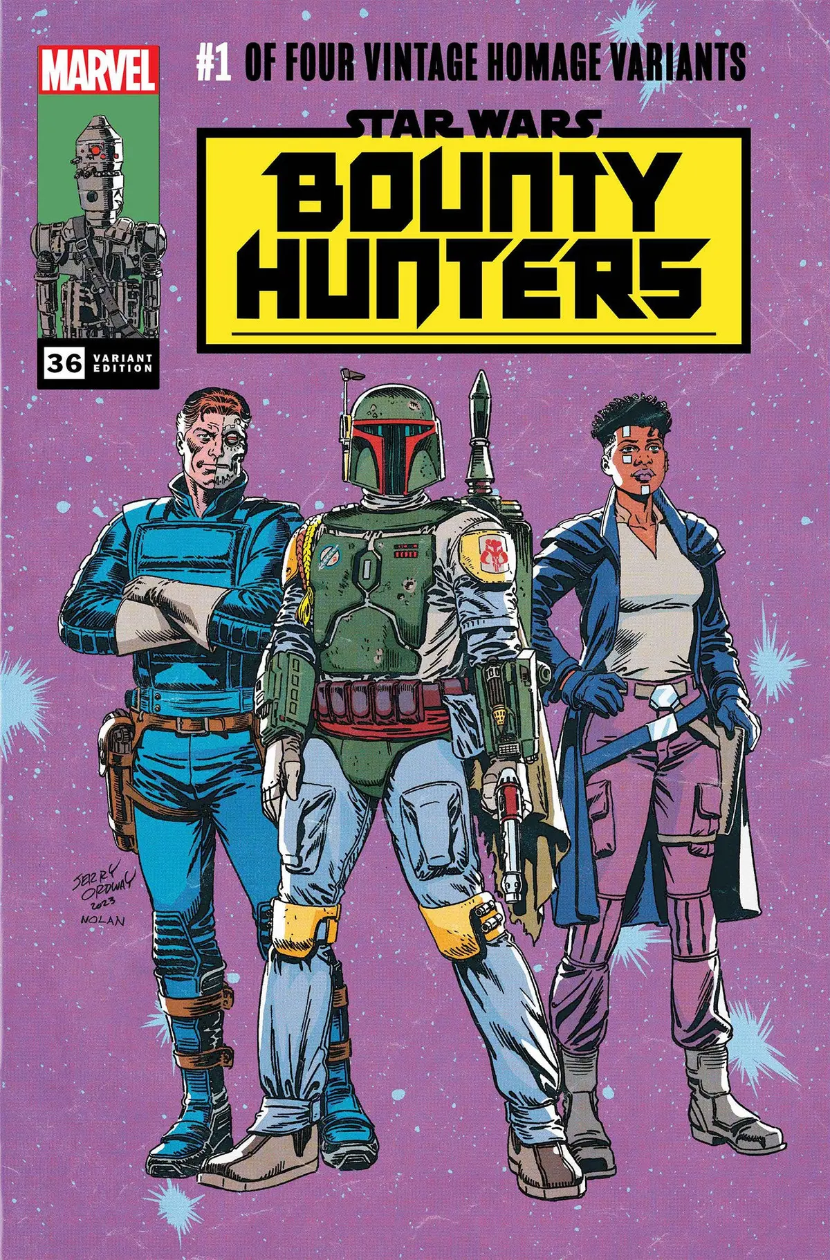 Star Wars Bounty Hunters #36 Jerry Ordway Classic Trade Dress Variant 1