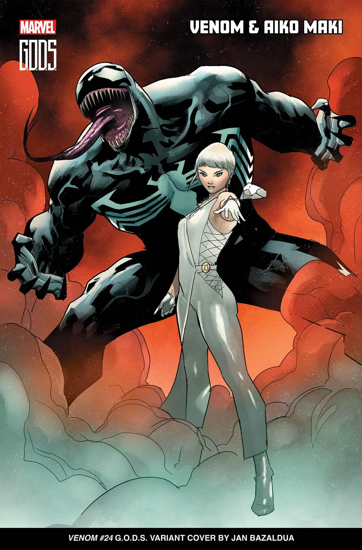 Venom #24 Jan Bazaldua Gods Var 1