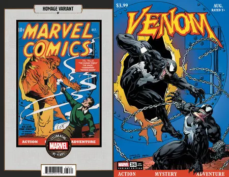 Venom #36 David Yardin Marvel 85Th Anniversary Homage Var 1