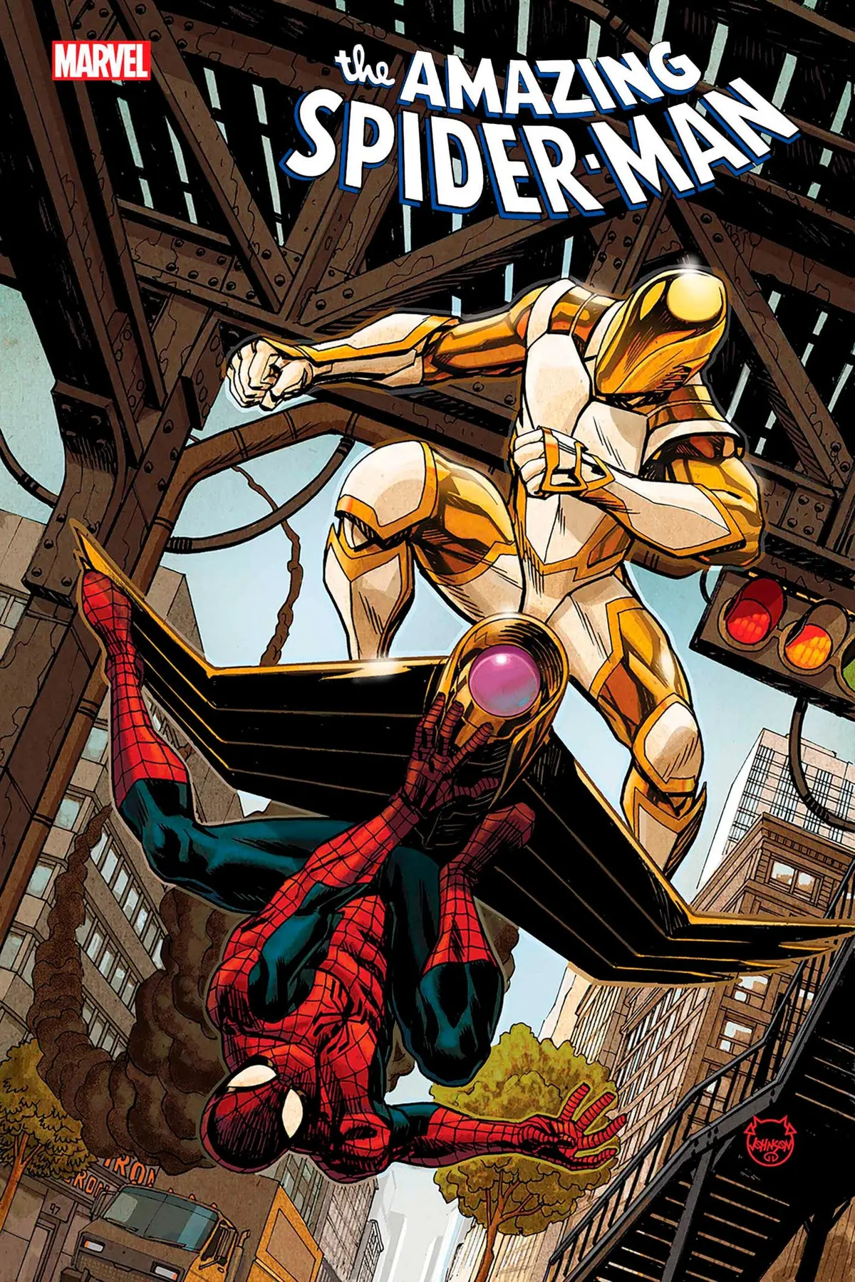 Amazing Spider-Man #34 Dave Johnson Var 1