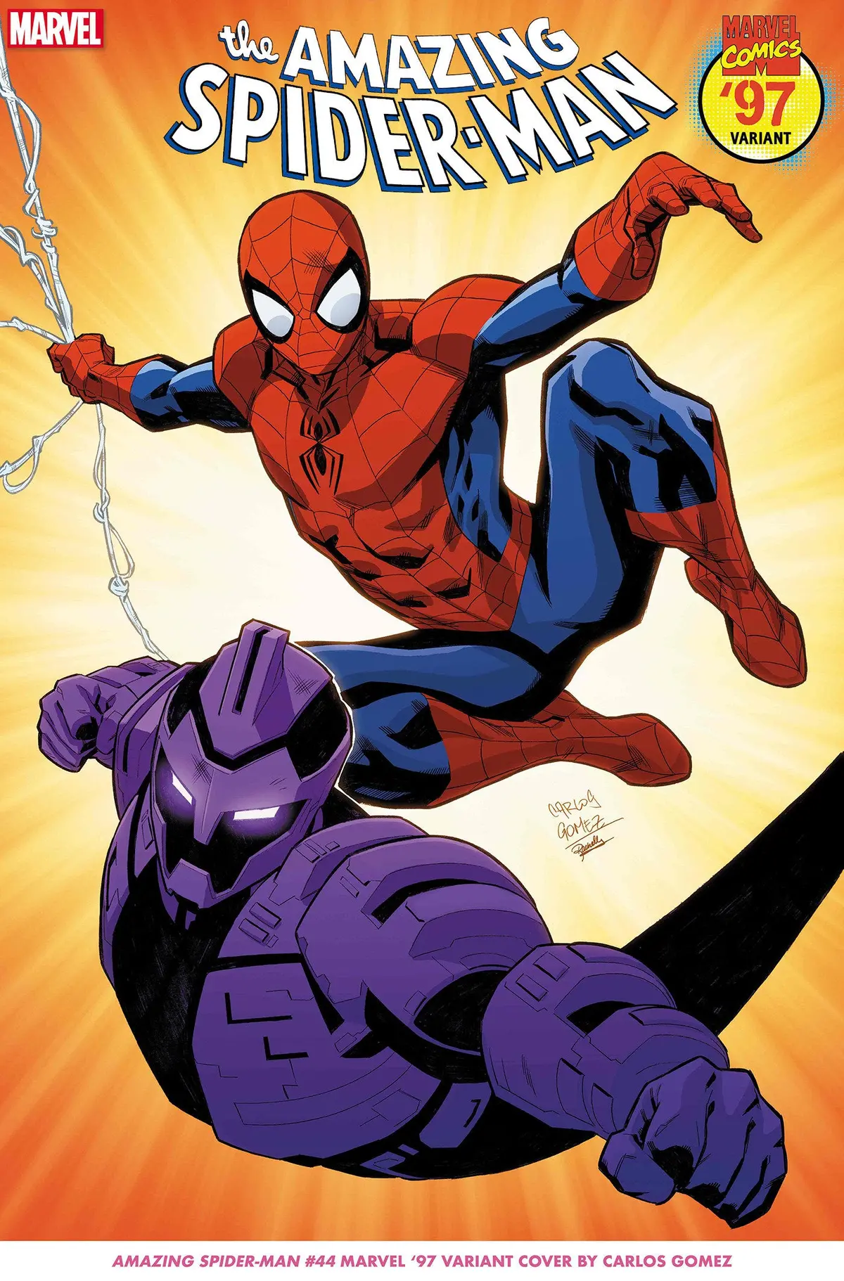 Amazing Spider-Man #44 Carlos Gomez Marvel 97 Variant 1