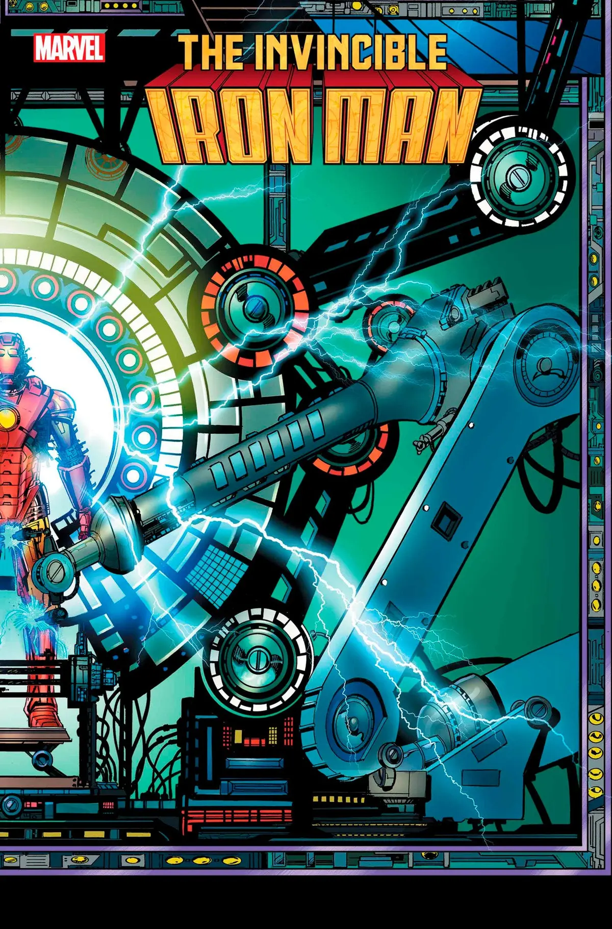 Invincible Iron Man #8 Bob Layton Connecting Variant 1