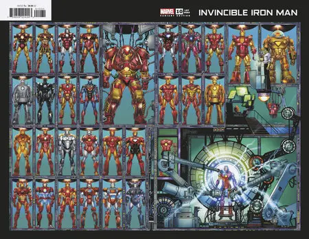 Invincible Iron Man #10 Bob Layton Wraparound Variant 1