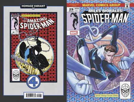 Miles Morales Spider-Man #29 Fantastic Four Homage Var 1