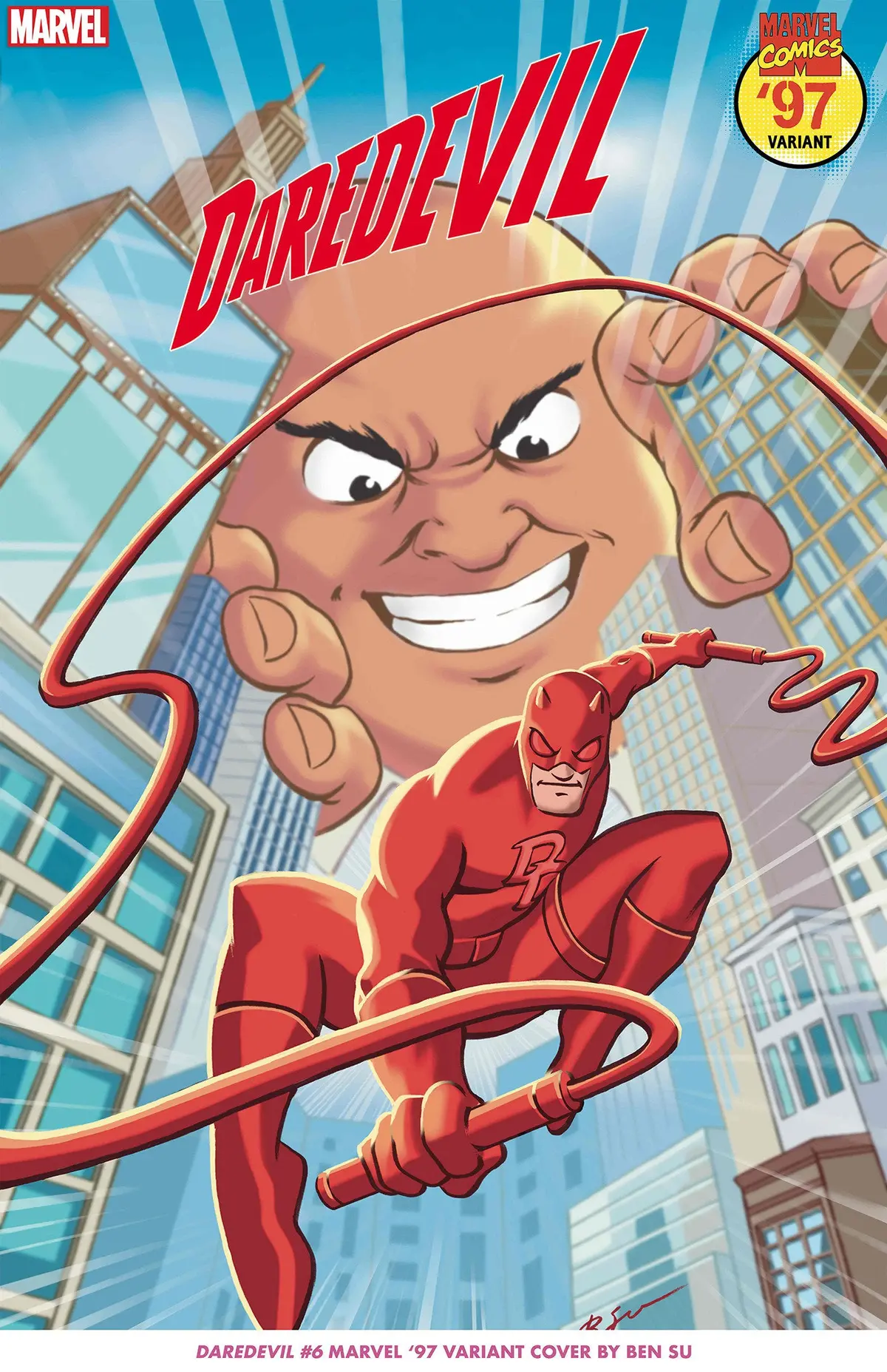 Daredevil #6 Ben Su Marvel 97 Variant 1