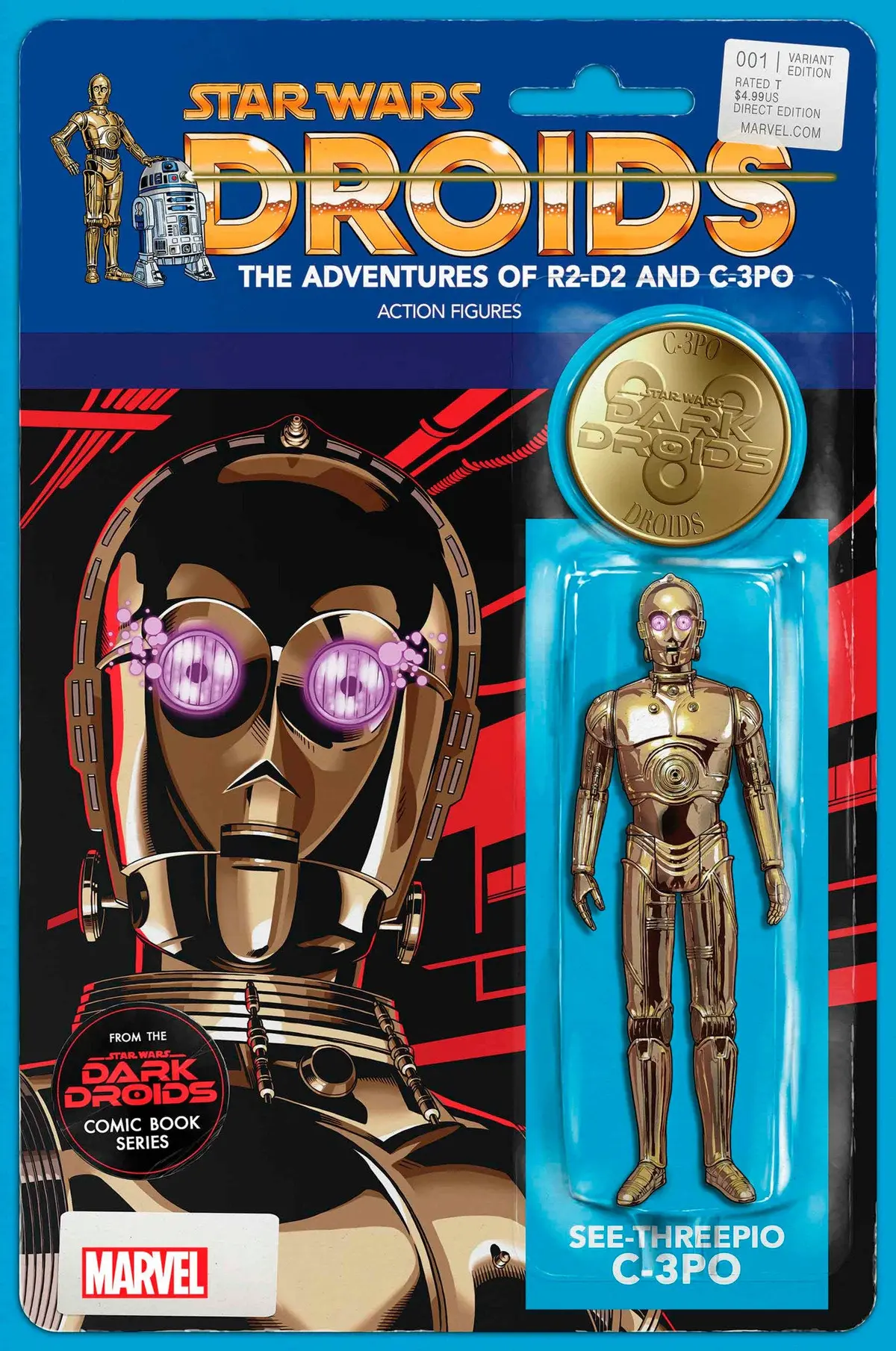 Star Wars Dark Droids #1 John Tyler Christopher Action Figure Variant [Dd] 1