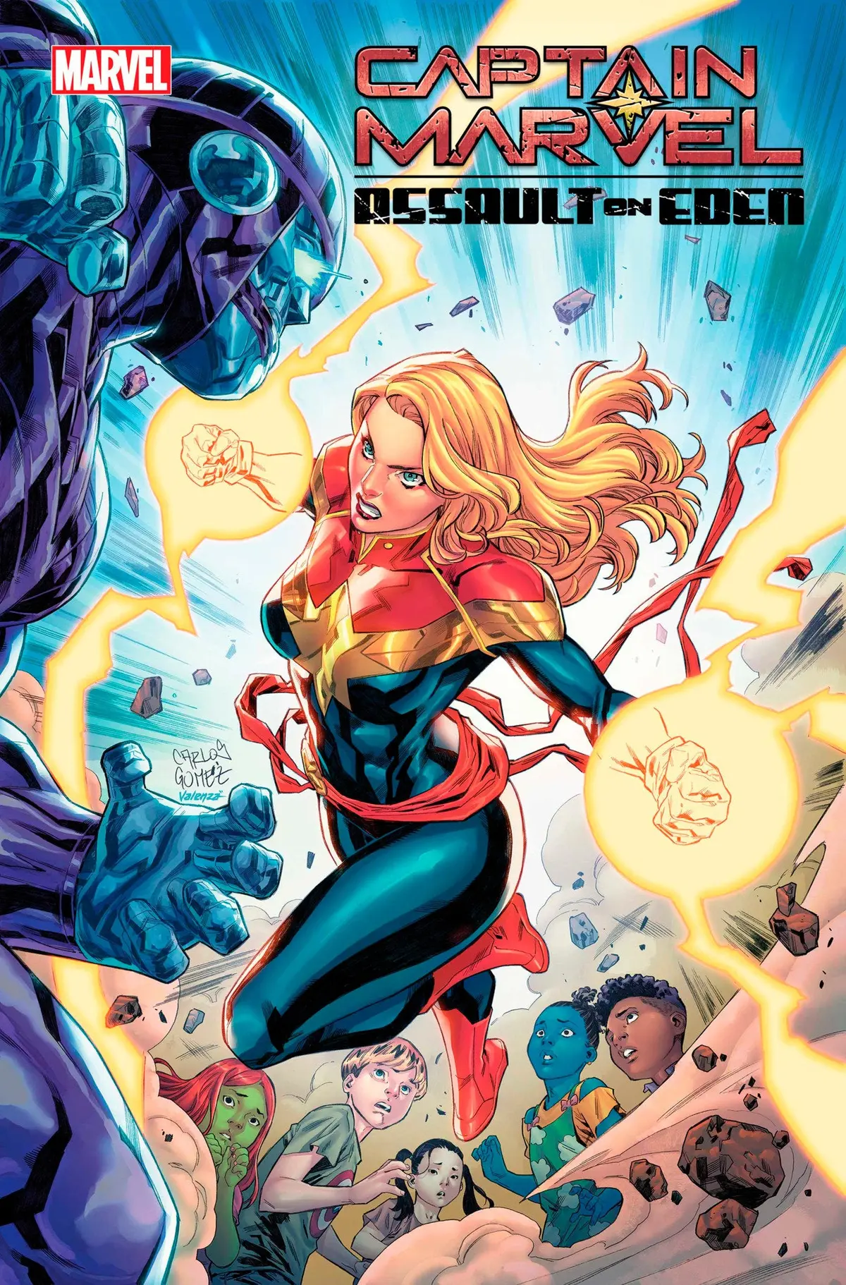 Captain Marvel Assault On Eden #1 1