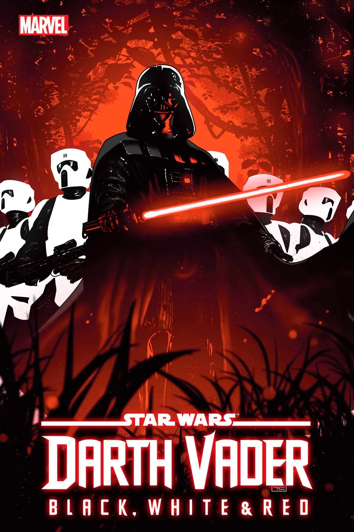 Star Wars Darth Vader Black White And Red #4 1