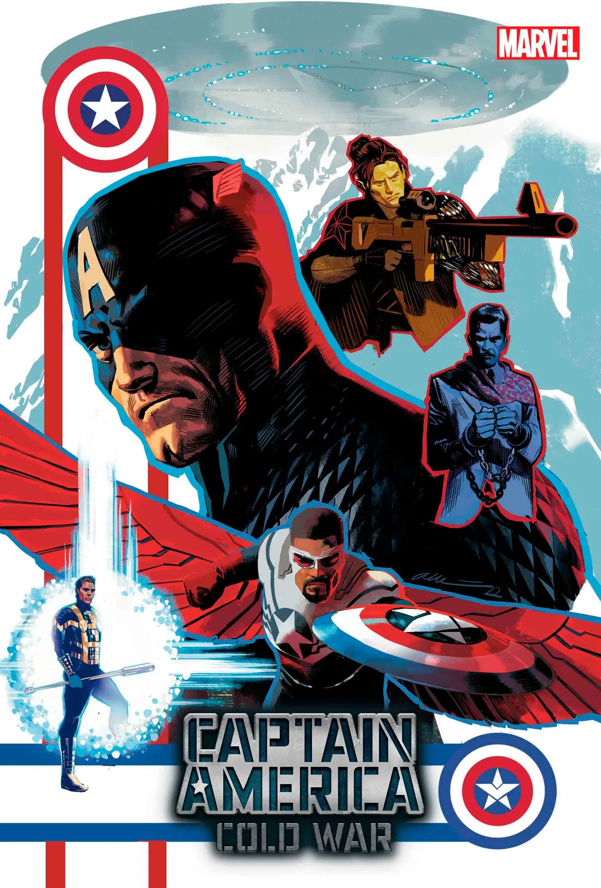Captain America Cold War Alpha #1 Acuna Variant 1