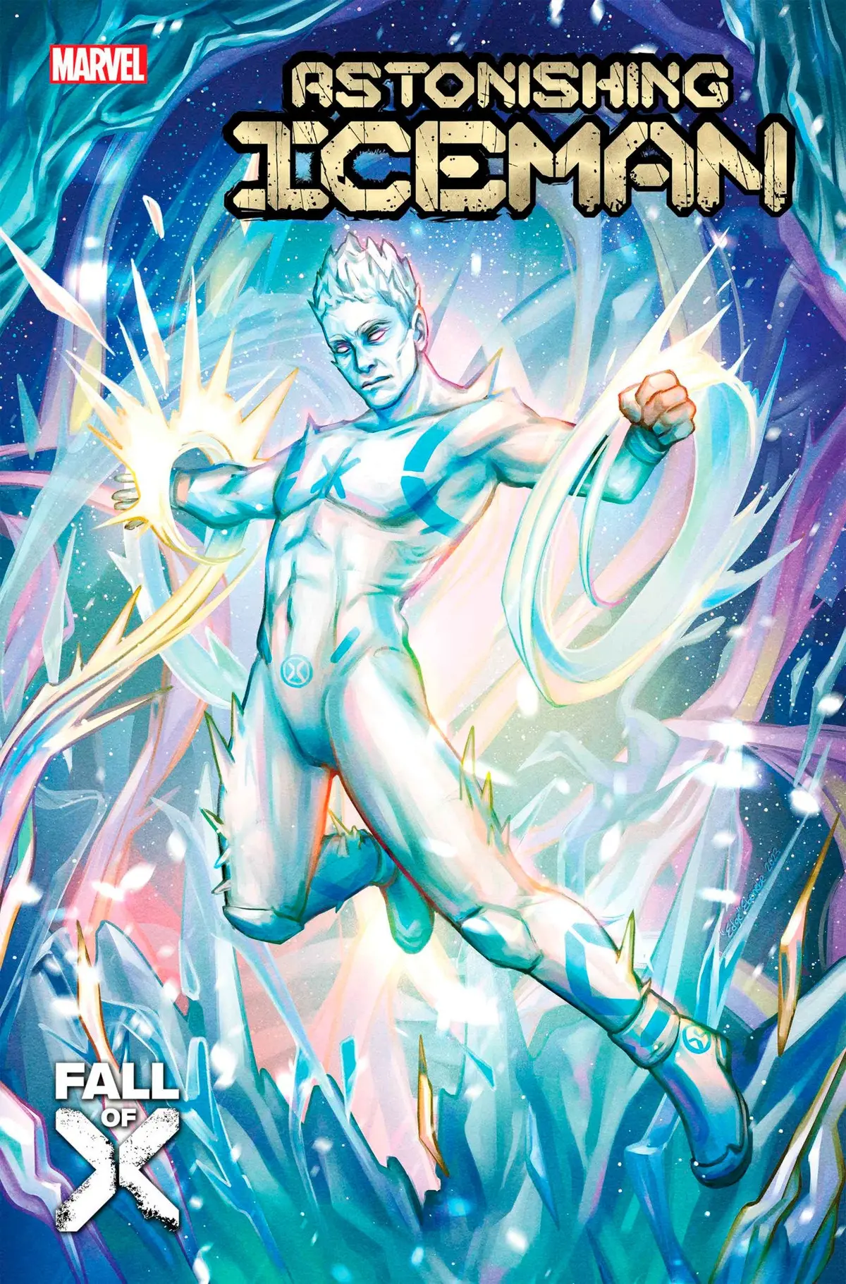 Astonishing Iceman #2 Edge Variant 1
