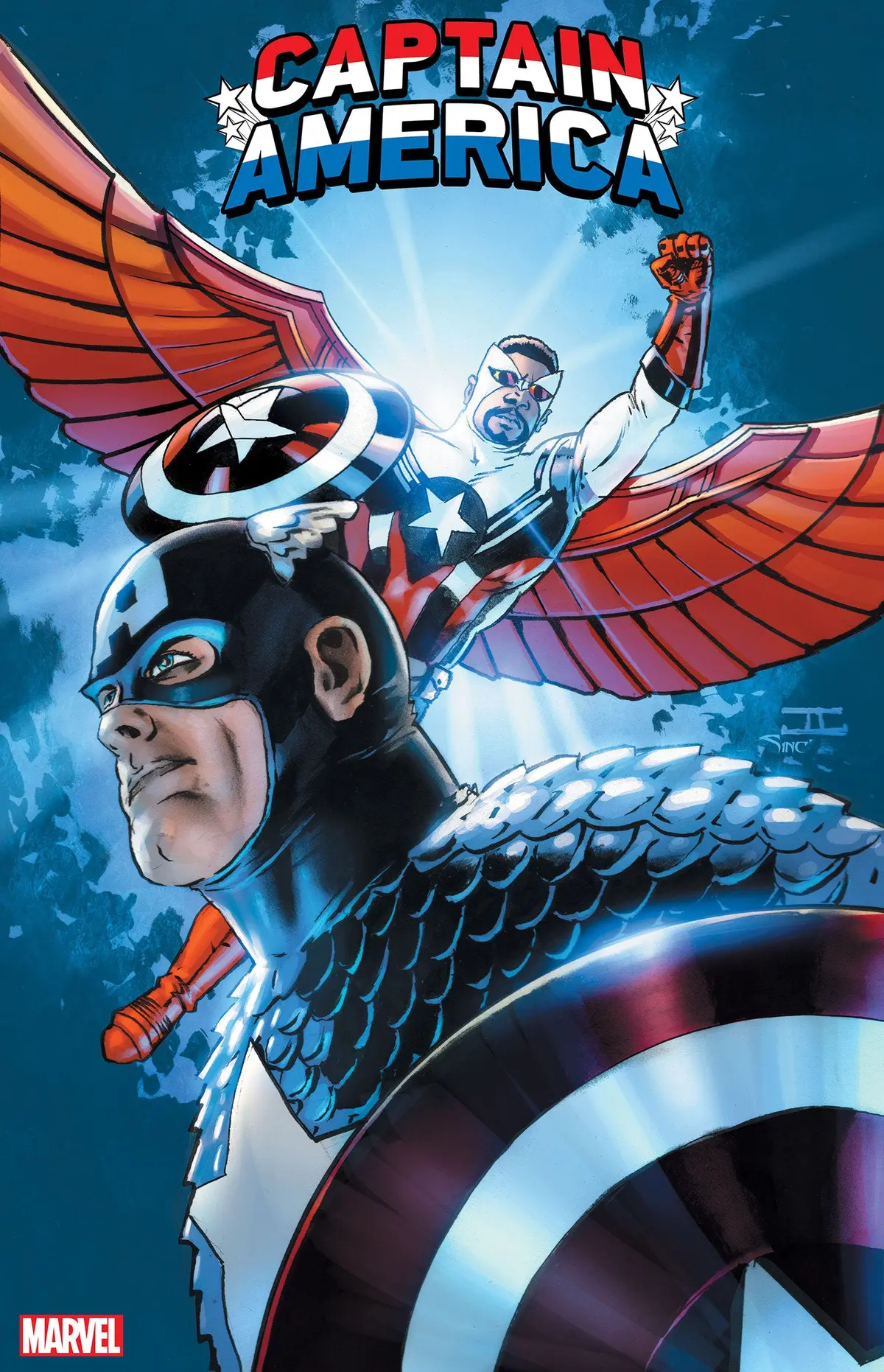 Captain America #750 John Cassaday Blue Variant 1