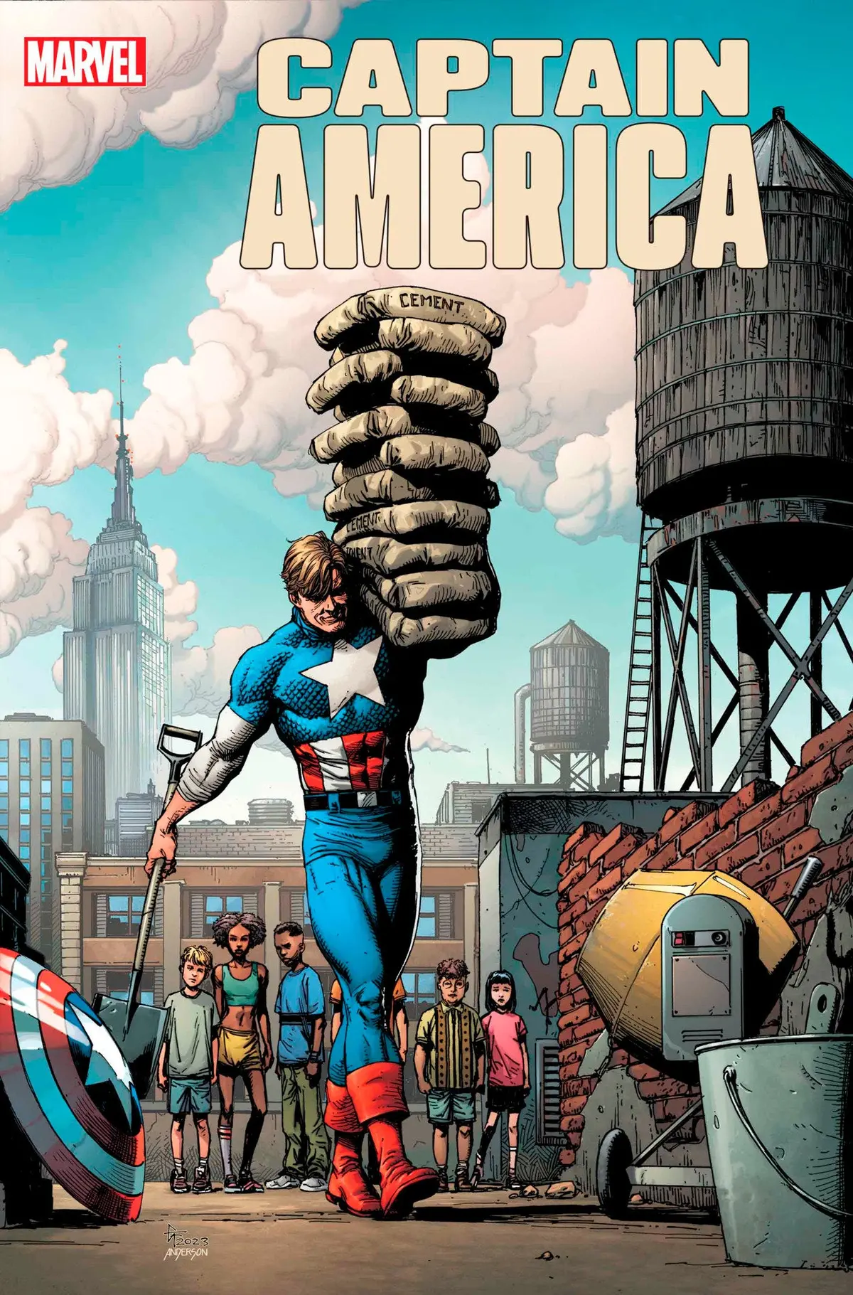 Captain America #1 Gary Frank Variant 1
