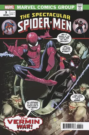 Spectacular Spider-Men #3 Lee Garbett Homage Var 1