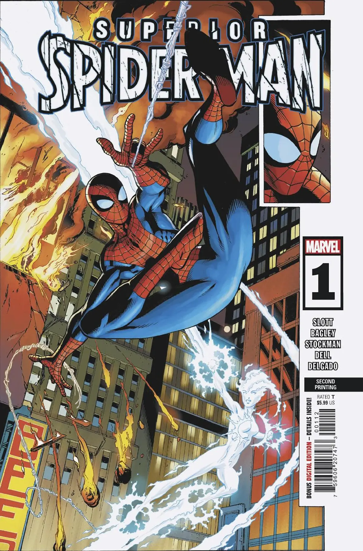 Superior Spider-Man #1 Mark Bagley 2Nd Printing Variant 1