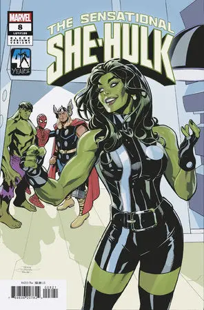 Sensational She-Hulk #8 Carlos Gomez Black Costume Var 1