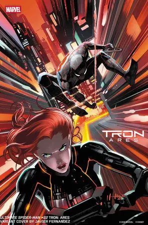 Ultimate Spider-Man #22 Javier Fernandez Tron Ares Variant 1