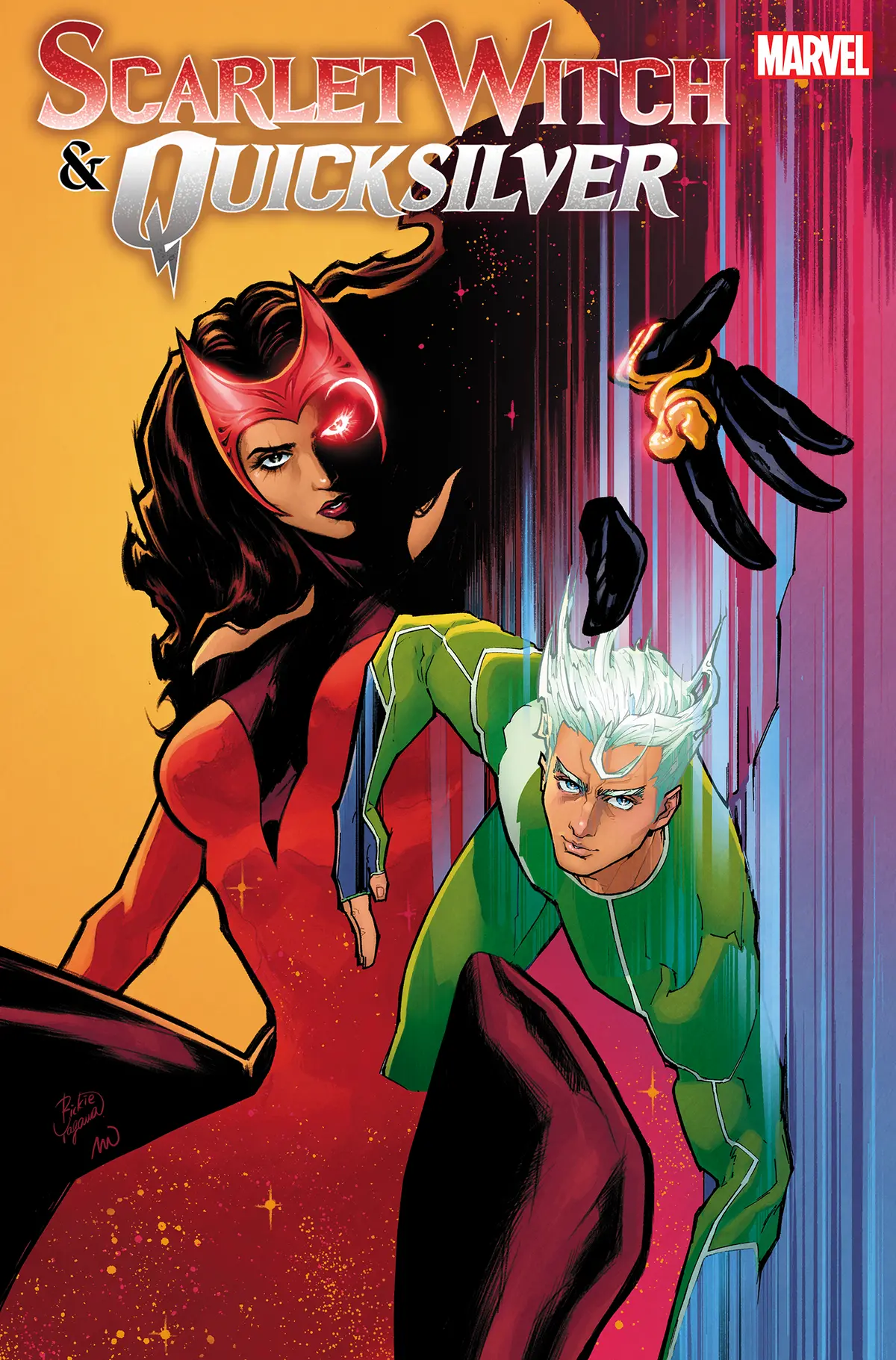 Scarlet Witch Quicksilver #1 25 Copy Incv Rickie Yagawa Var 1
