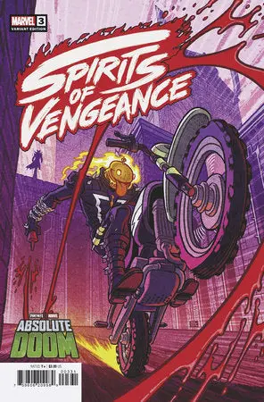 Spirits Of Vengeance #3 (Of 5) Afu Chan Marvel Fortnite Ghost Ridurr Variant 1