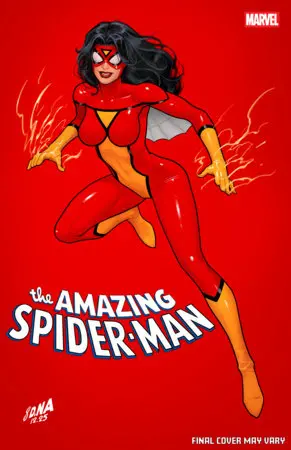 Amazing Spider-Man #22 David Nakayama Color Block Red Variant 1