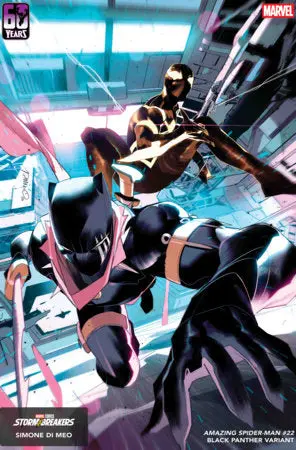 Amazing Spider-Man #22 Simone Di Meo Black Panther Variant 1