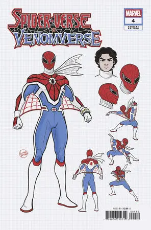 Spider-Verse Vs. Venomverse #4 Luciano Vecchio Design 1/10 Variant 1
