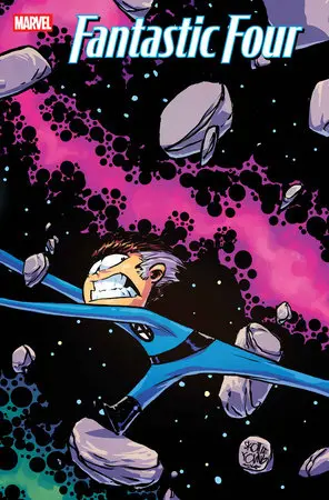 Fantastic Four #3 Skottie Young 5-Part Connecting Variant [Doom] 1